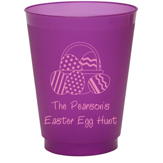 Easter Basket Colored Shatterproof Cups